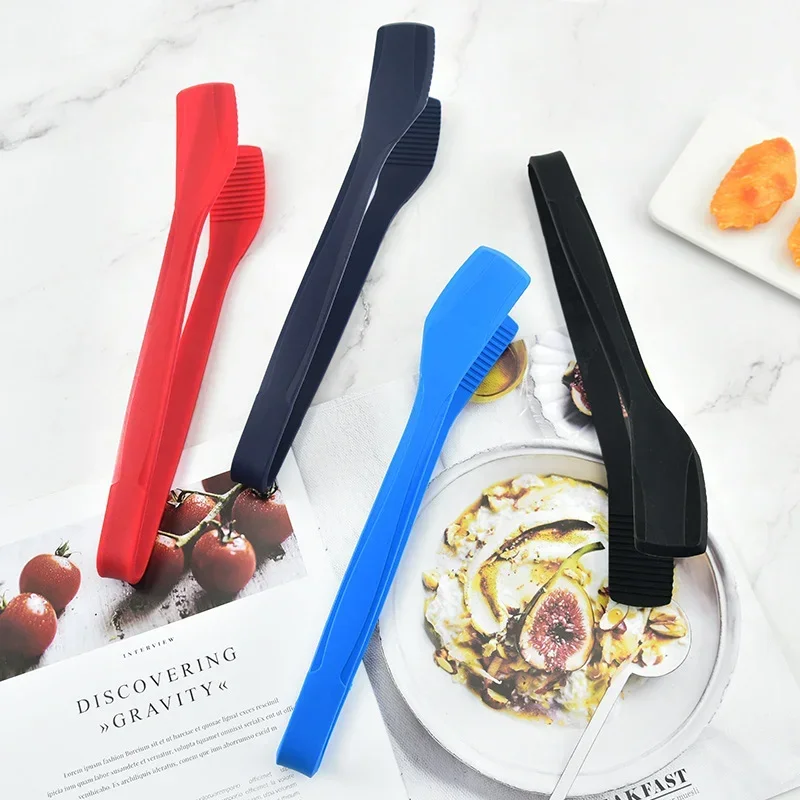 Küche Silikon rutsch feste Lebensmittel Clip Buffet Steak Brot Grill zange Spatel Sandwich Back klemmen Kochute nsilien für zu Hause