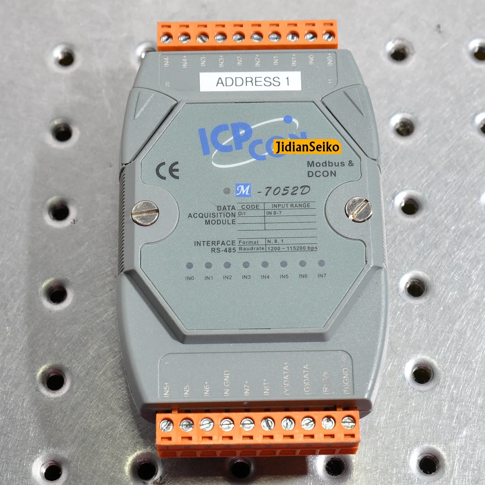 M-7052D 8-ch Geïsoleerde Di (Natte) Module Met Led-Display Gebruikt