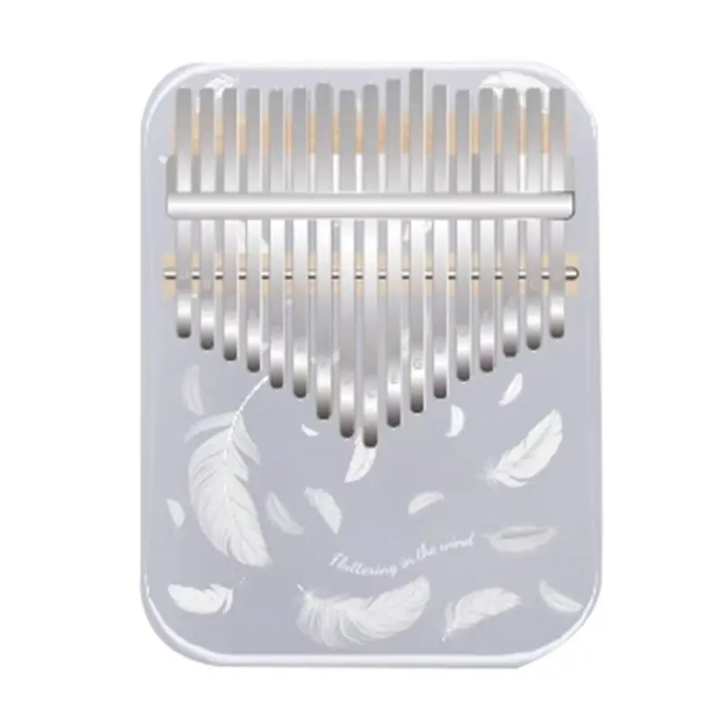 AA90-Kalimba 17 Key Professional Thumb Piano Acrylic Kalimba Thumb Piano Keyboard Musical Instrument
