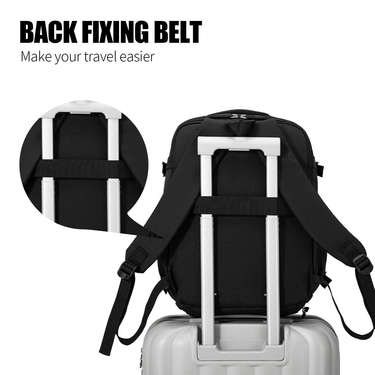 Cross-Border New Travel Backpack for Women, Large-Capacity Multi-Functional Luggage Bag, Middle School Student School Bag, Travel Backpack, Men's Bag