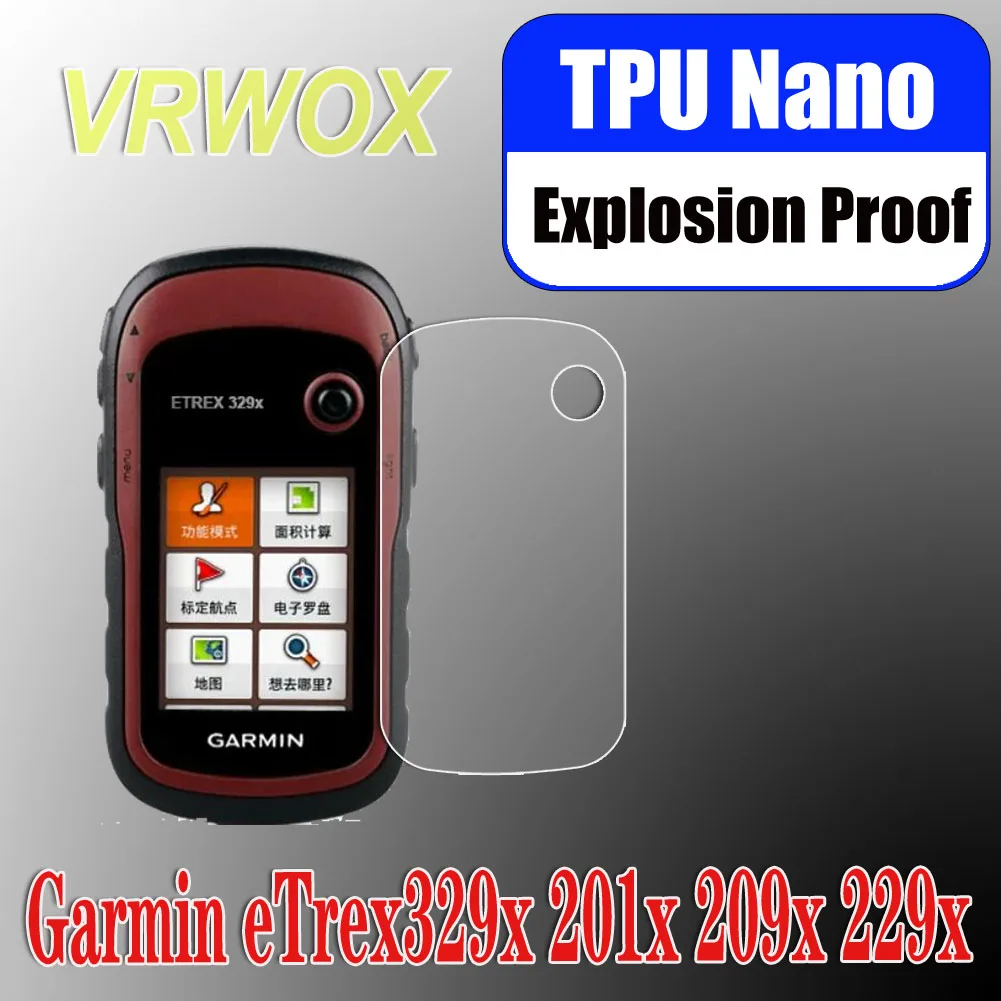 

3 шт. для Garmin eTrex329x 201x 209x 229x HD Прозрачная мягкая Противоударная Защитная нано-пленка из ТПУ для экрана