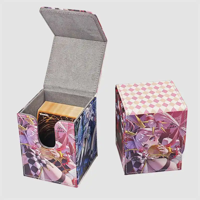 Yu-Gi-Oh! fait maison, bricolage Maliss-Boîte de rangement pour cartes de chat Chessy, carte de collection magnétique, jouet cadeau, Opcg, Ptcg, Ws, Ygo