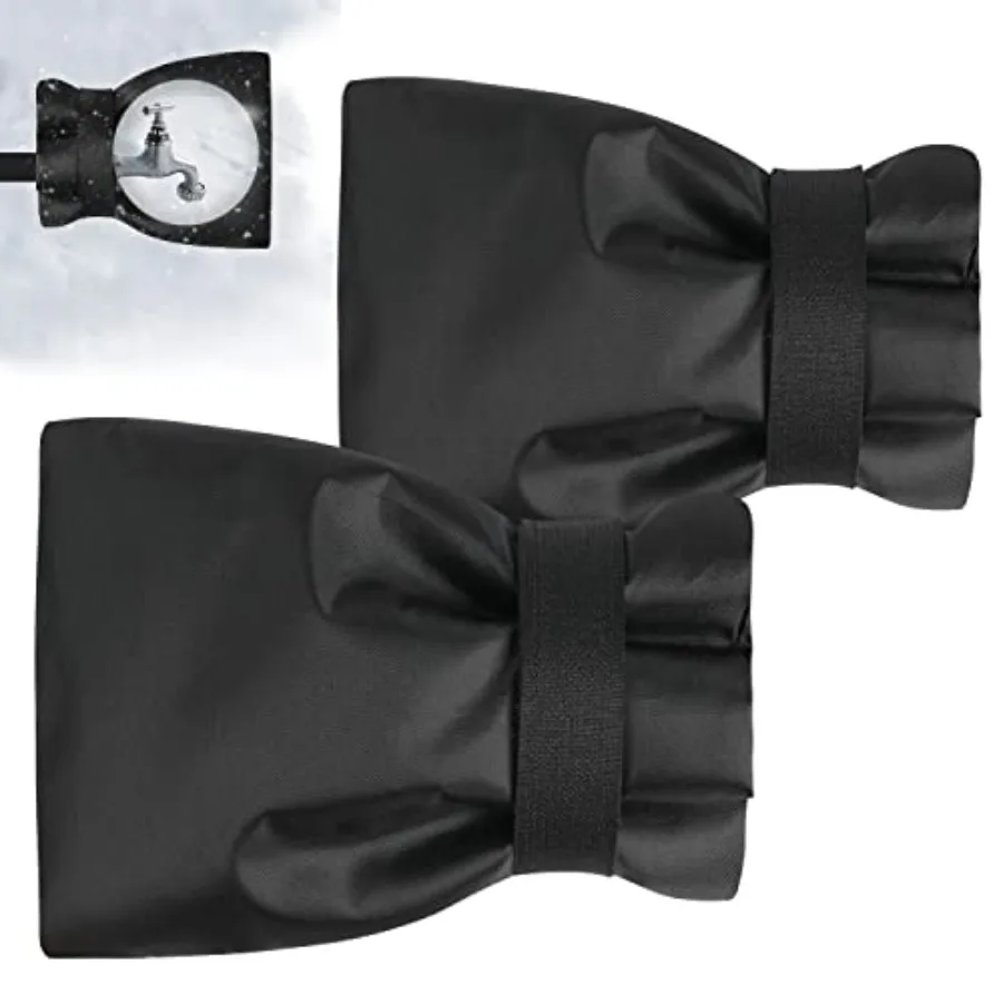 

Outdoor Faucet CoverGarden Faucet Socks for Winter Freeze Protection 5.9" W x 9" L Waterproof Insulated Tap Cover Water Sprinkl