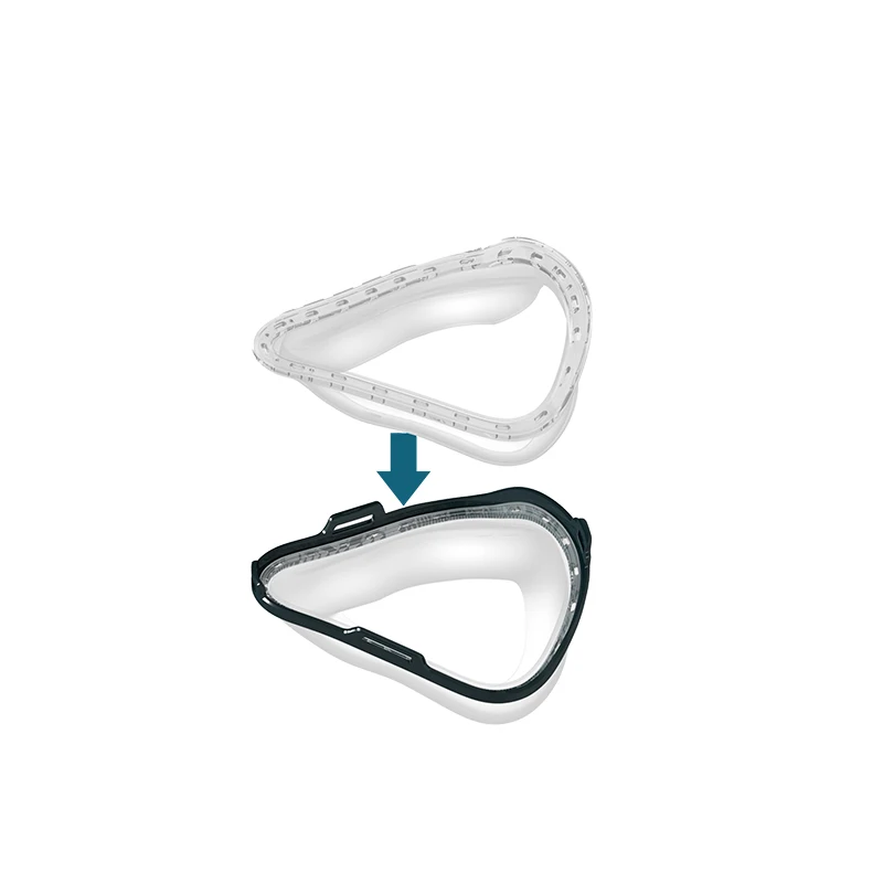 Полнолицевая маска BMC F1A CPAP/BiPAP с мягкой силиконовой подушкой и головным убором