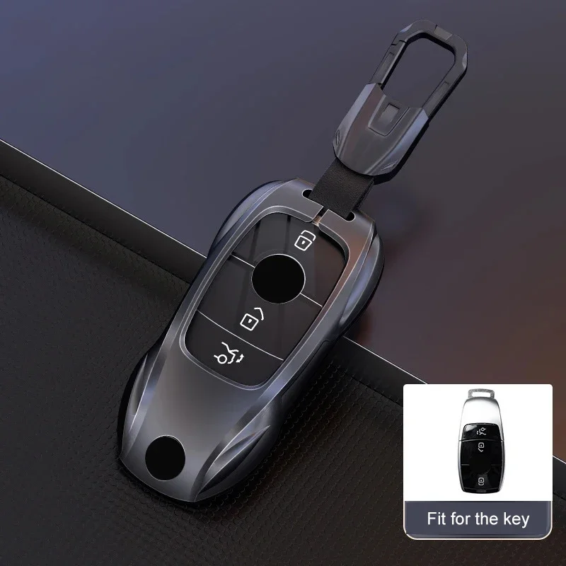 

Zinc Alloy Sports Car for Mercedes Benz A C E S G Class GLC CLE CLA GLB GLS W177 W205 Remote Car Key Case Cover Fob Accessories