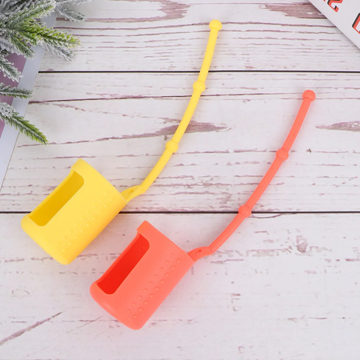 

6 Pcs Roller Bottles for Oils Essential Protector Scent Silicone Base Case Spray