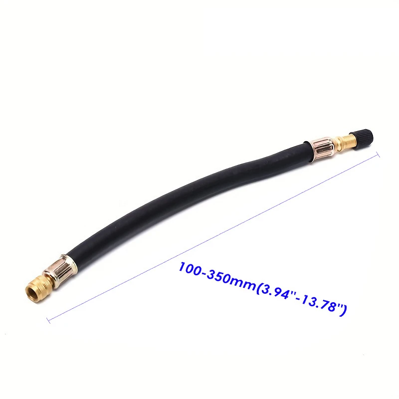 Car tire valve extender motorcycles and trucks bicycles a portable air compressor valve stem extender suitable for all cars