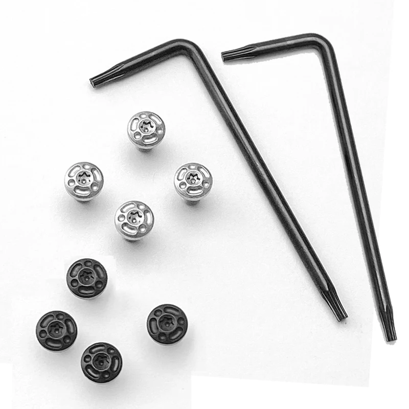 4 Pcs Screws With 1Pc T8 Torx Screwdriver CNC 416 Stainless Steel Screws Replacement For 1911 Grips Model Repair Tool Parts