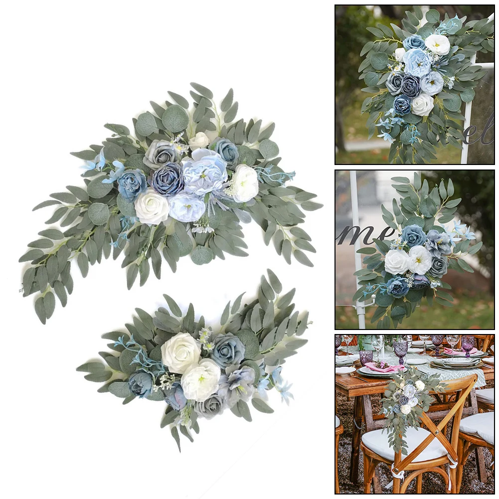 For Garden For Outdoor Fake Flower Arrangements Wedding Simulation Bouquet Home Decoration Firm Plastic Materials