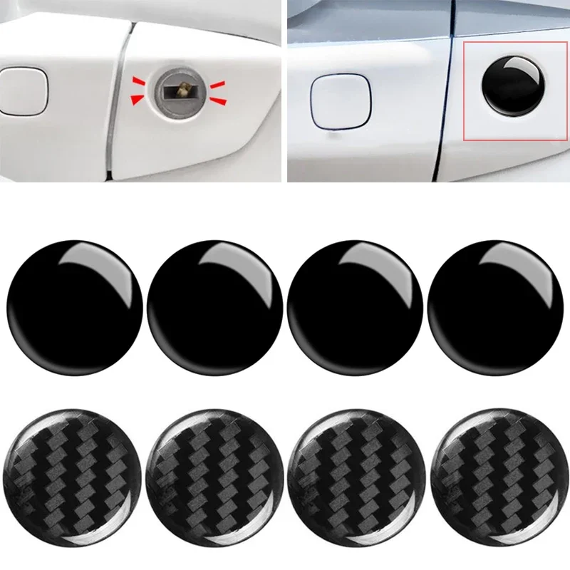 20mm Car Door Keyhole Cover Sticker Universal Car Door Lock Keyhole Protection Stickers Protector Car Decals Auto Accessories