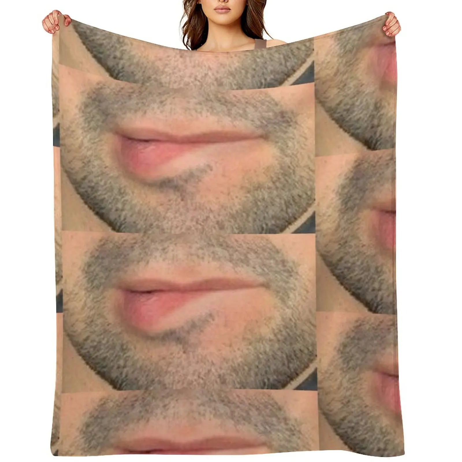 

Lin manuel miranda lip bite Throw Blanket Furrys blankets ands Plush For Decorative Sofa Blankets