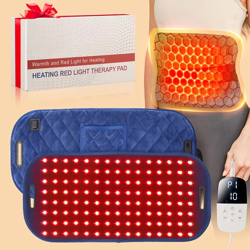 

Hot selling：High Quality Red Light Wrap Flexible Near Red Light Therapy Mat Blue Belt Waist Support for Waist Pain Reli