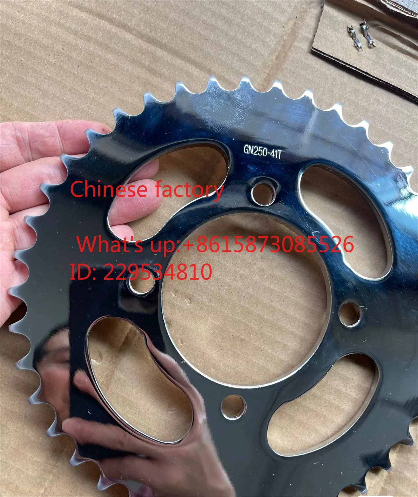 GN250 Original Rear Sprocket Disk Electroplating Boutique