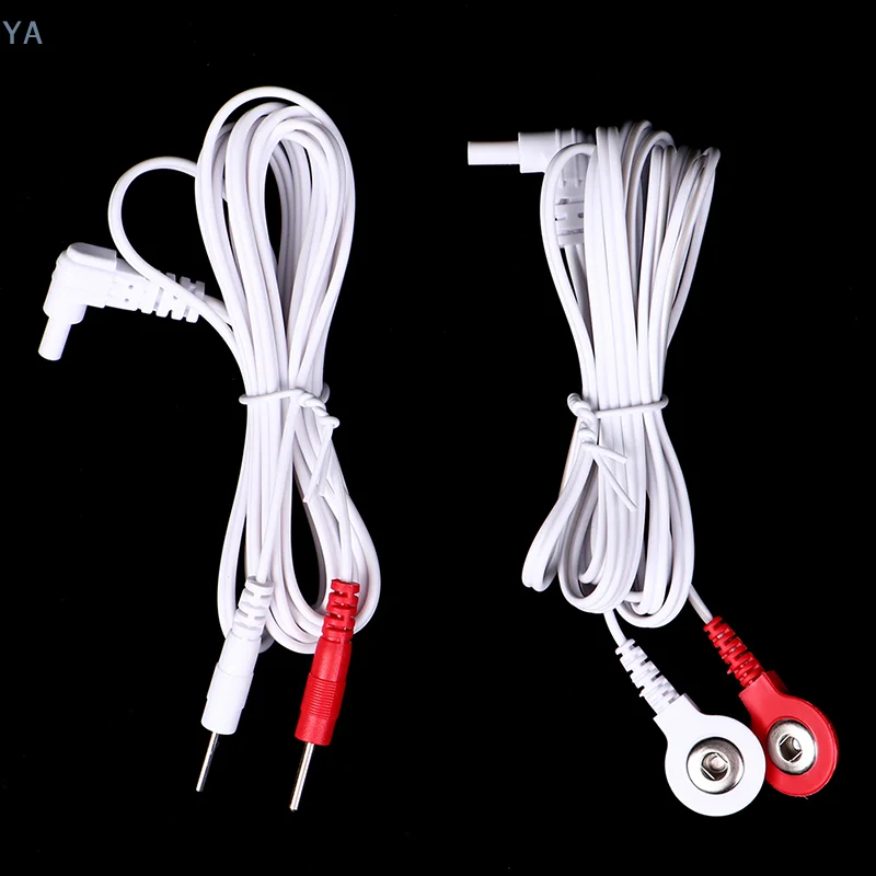 [Y]1.5/1.8M 2.35mm Replacement Jack DC Head Electrode TENS Unit Lead Wires Connector Cables