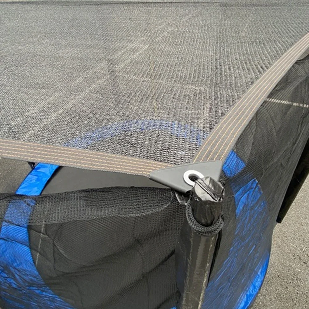 Tear Proof Sun Block Canopy Net for All Season Protection Keeps Bounce Area Clean and Safe from Rain and Debris