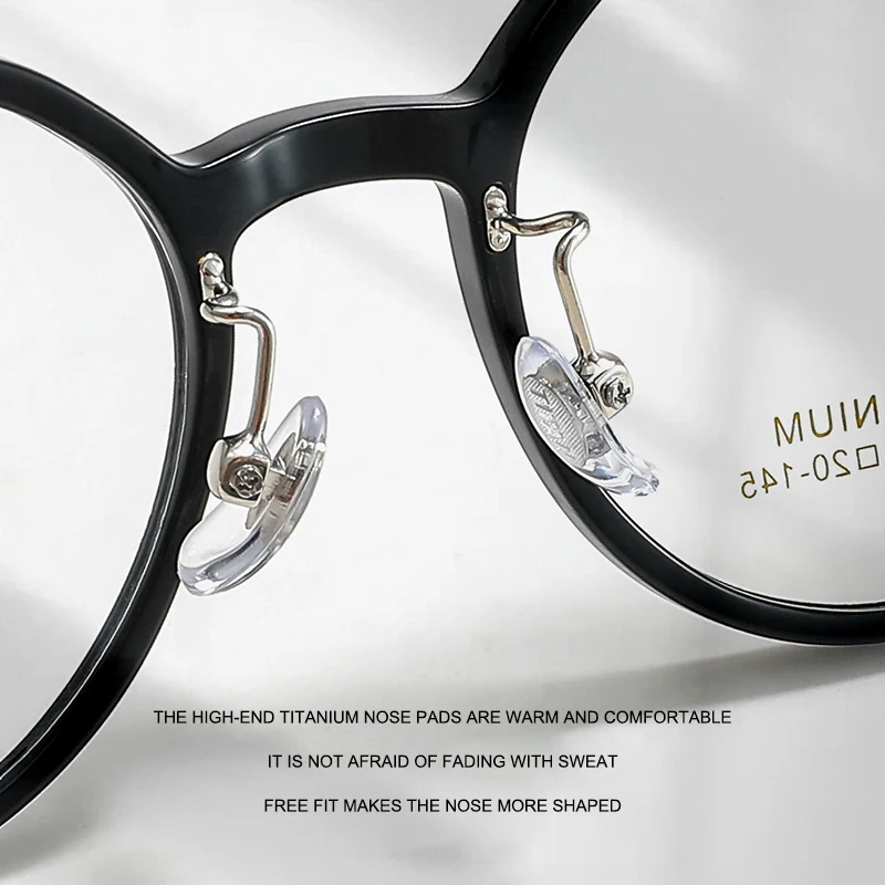 إطار نظارات مستدير مربع خفيف للغاية من الأسيتات نظارات نسائية كلاسيكية وعصرية نظارات رائعة وأنيقة للسيدات