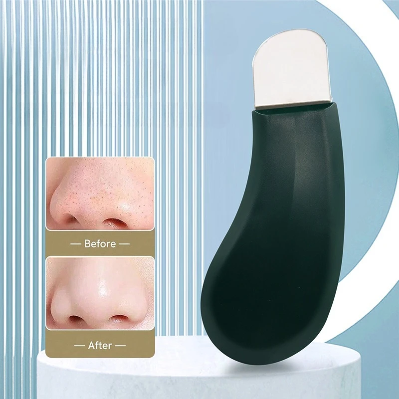 블랙헤드 제거 도구, 여드름 제거 블레이드, 머드 크림 및 클렌징 오일과 함께 사용 - 페이셜 클렌징 뷰티 케어 도구