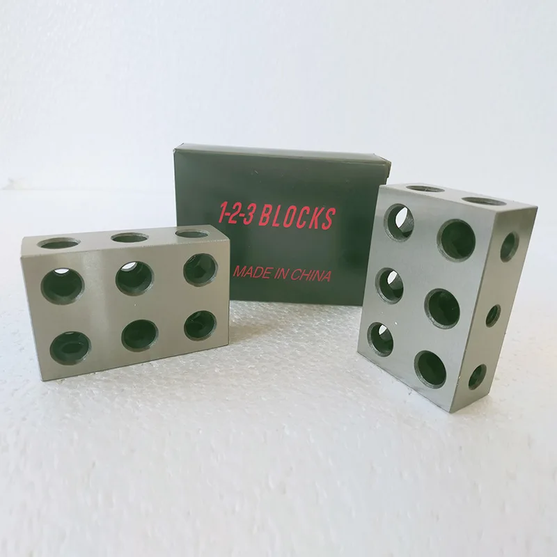 1-2-3 pad iron, equal height parallel block 11 holes parallel pad iron