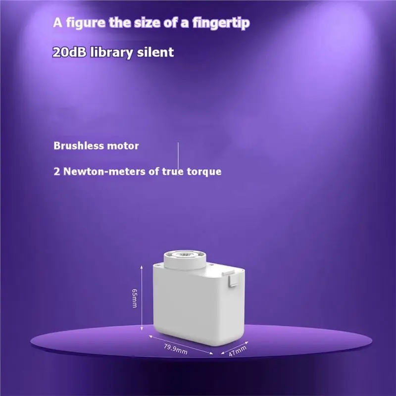 USER FRIENDLY-Curtain Motor 2N High Torque, Silen, Wireless Smart APP Brushless Electric Curtain Motor EU Plug