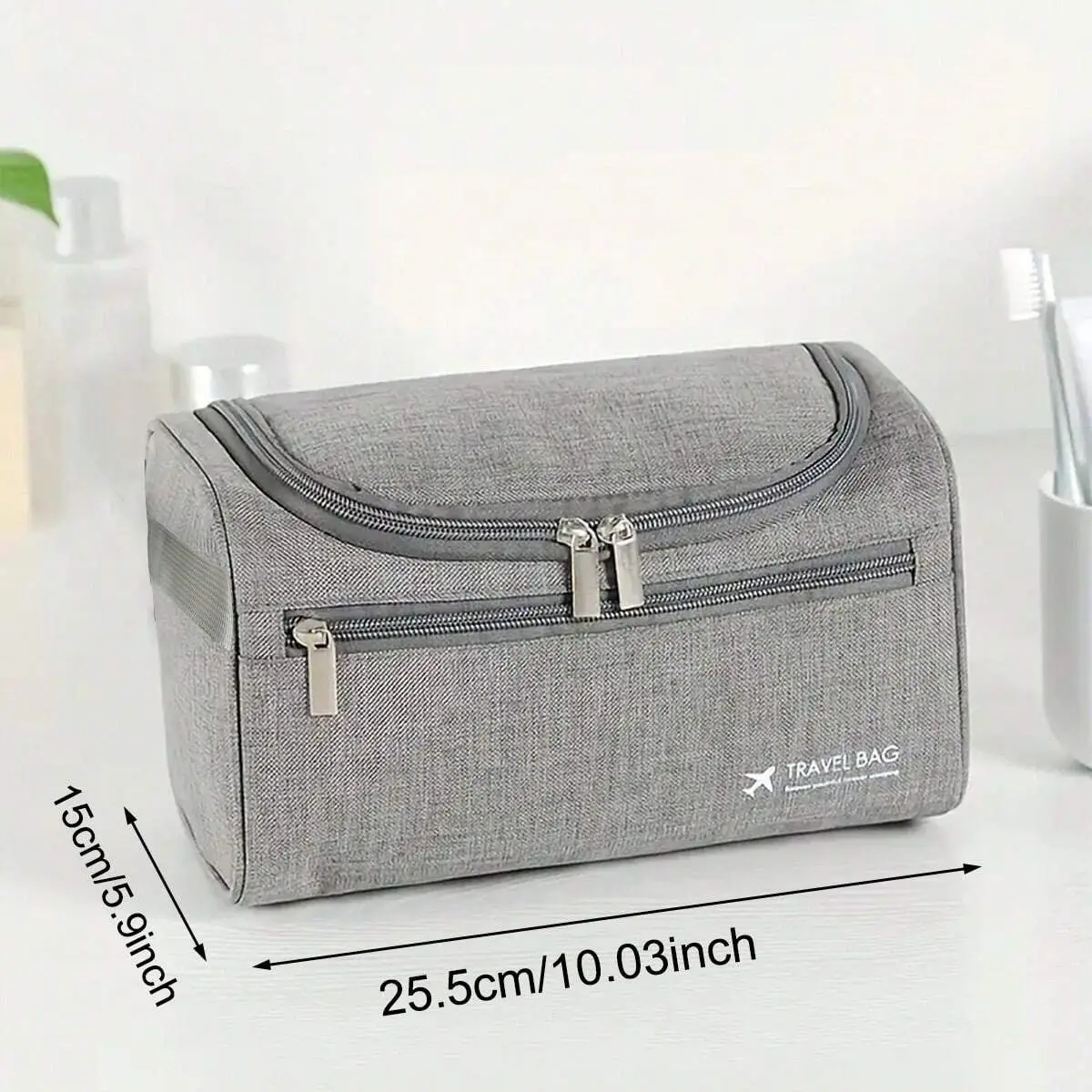 1pc-Outdoor Travel Toiletry Bags Cationic Waterproof Zipper Man Women Waterproof Makeup Bag Cosmetic Bag Beauty Case Make Up Org