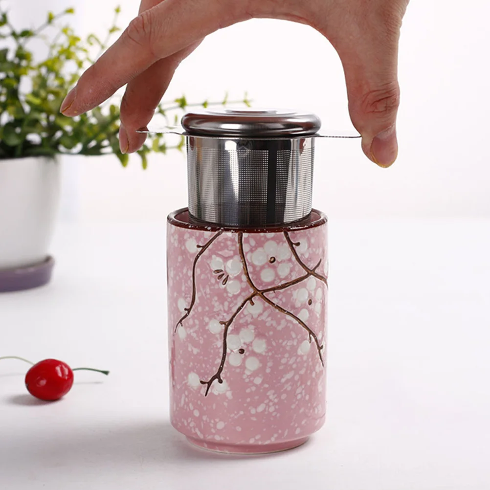 

3Pcs Loose Leaf Double Handle Tea Strainer Stainless Steel Reusable Tea Infuser for Home Teapot Infuser Insert