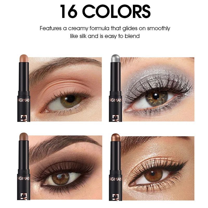 

2 в 1, водостойкие тени для век с блестками