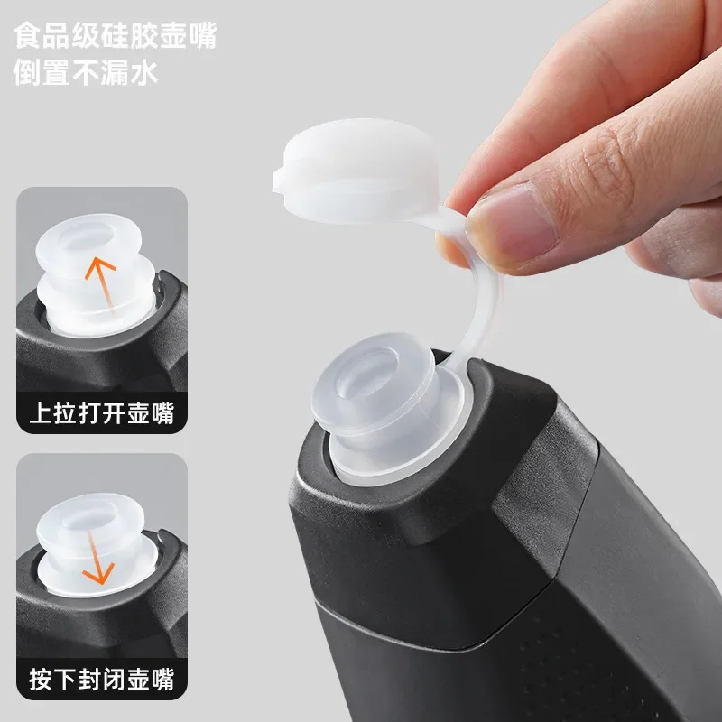 Pneumatic Bottle Cage, Large Extrusion‑Type Water Bottle Holder For Men Women Summer Road Bike Sports Cycling Accessories