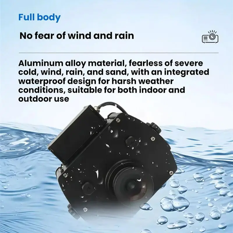 Christmas Outdoor LED Dynamic Projection Lamp 200W Water Pattern Lighting 3D Ripple IP65 Ambient Landscape Gobo for Shop Logo