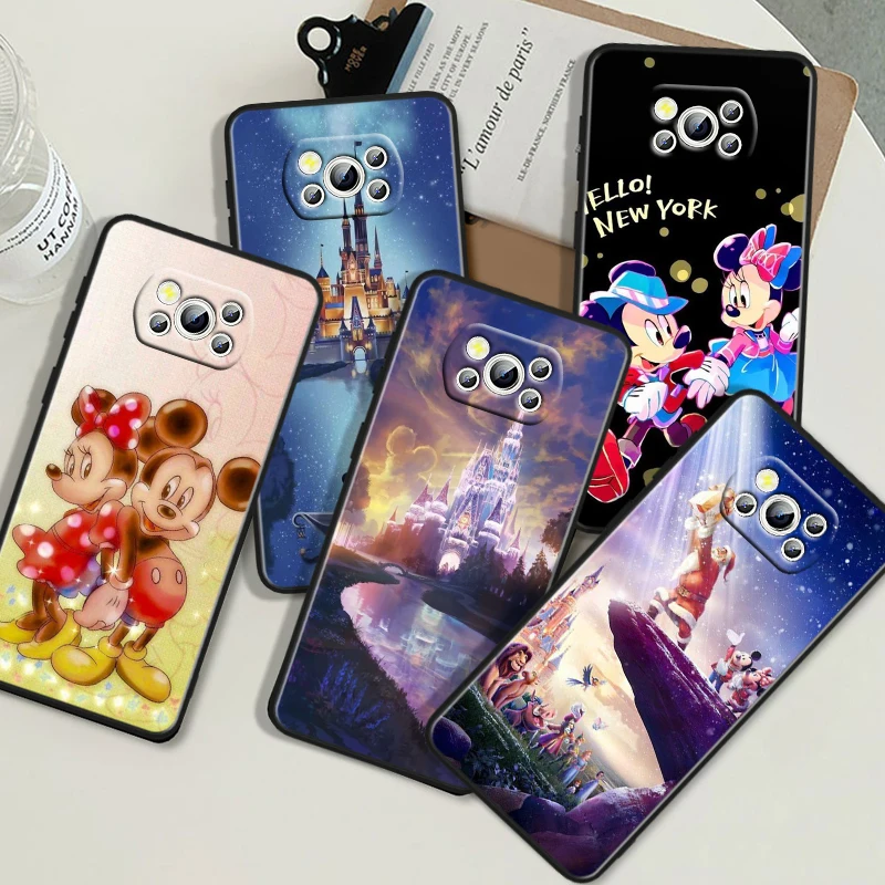 

Disney Mickey Minnie Cute For Honor V20 10i 10X 9S 9X 9C 9A 8X 8C 8A 7S 7C 7A Magic 5 Lite Pro MAX Black Soft Phone Case