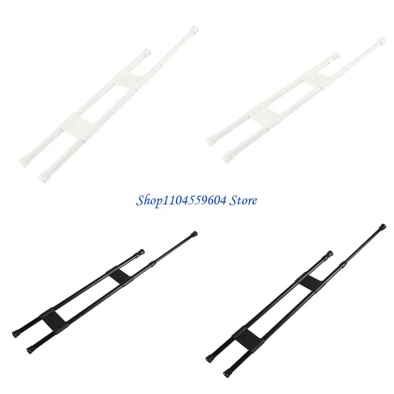 

12QM Adjustable Fridge Bar Telescopic Designs Anti Corrosion Rod for Simple Installation Foldable Space Saving Outdoor