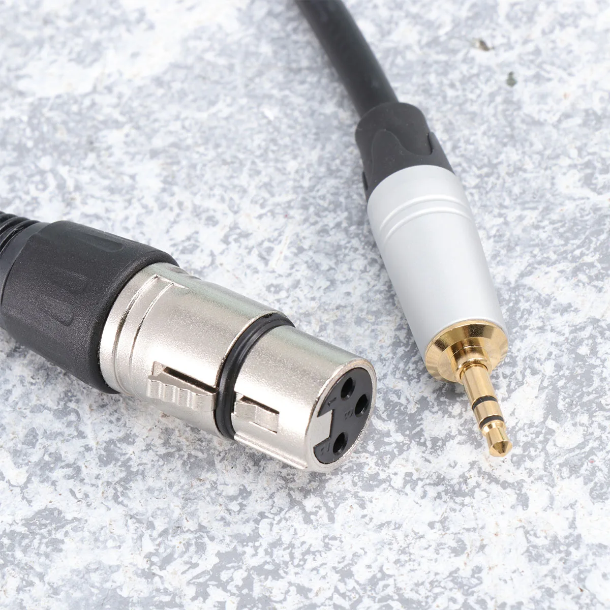 

3.5Mm Male To Xlr Male Stereo Audio Adapter Cable 0.3M Black For Microphone Camera Karaoke Use Split Mono Signal To Stereo