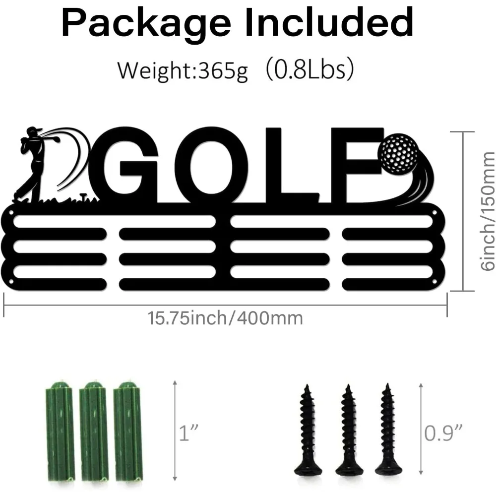 Демонстрационные держатели для медалей для гольфа, демонстрационные вешалки для медалей для гольфа, черные прочные стальные медали, стойки для медалей более 60 медалей, демонстрационная полка для награды