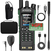 BAOFENG UV-32 GPS Walkie Talkie 10W Multi Band Bluetooth Programming Wireless Copy Frequency Tri Power Long Range Two Way Radio