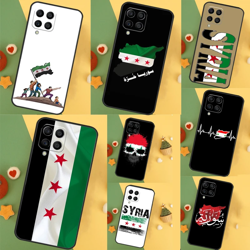  Syrian Syria Flag For Samsung Galaxy M53 M33 M13 M14 M34 M54 M12 M32 M52 M20 M15 M55 M31s M30s M21 M51 Case