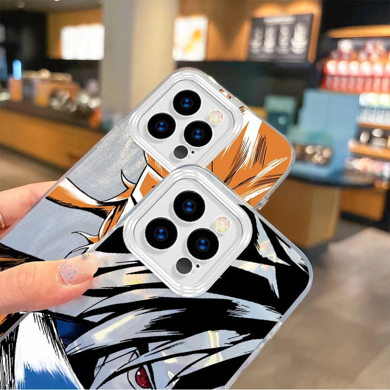 Funda de teléfono de Anime n-naruto Uzumakis, cubierta protectora mate a prueba de golpes para iPhone 16, 15, 14, 13, 12, 11, 8, 7, 6 Pro Max Plus, XS, XR