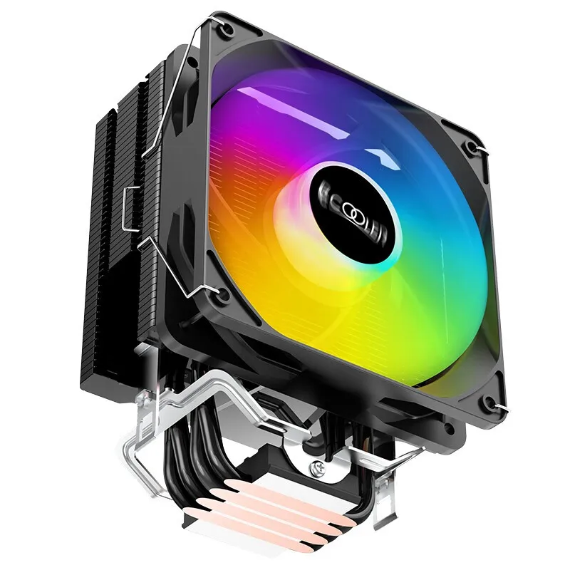 

Pccooler Cpu cooler lga 1700 Tower cooler Am4 cooler for computer rgb cooler Processor 1155 4 heat pipes 120mm fan X4-black god
