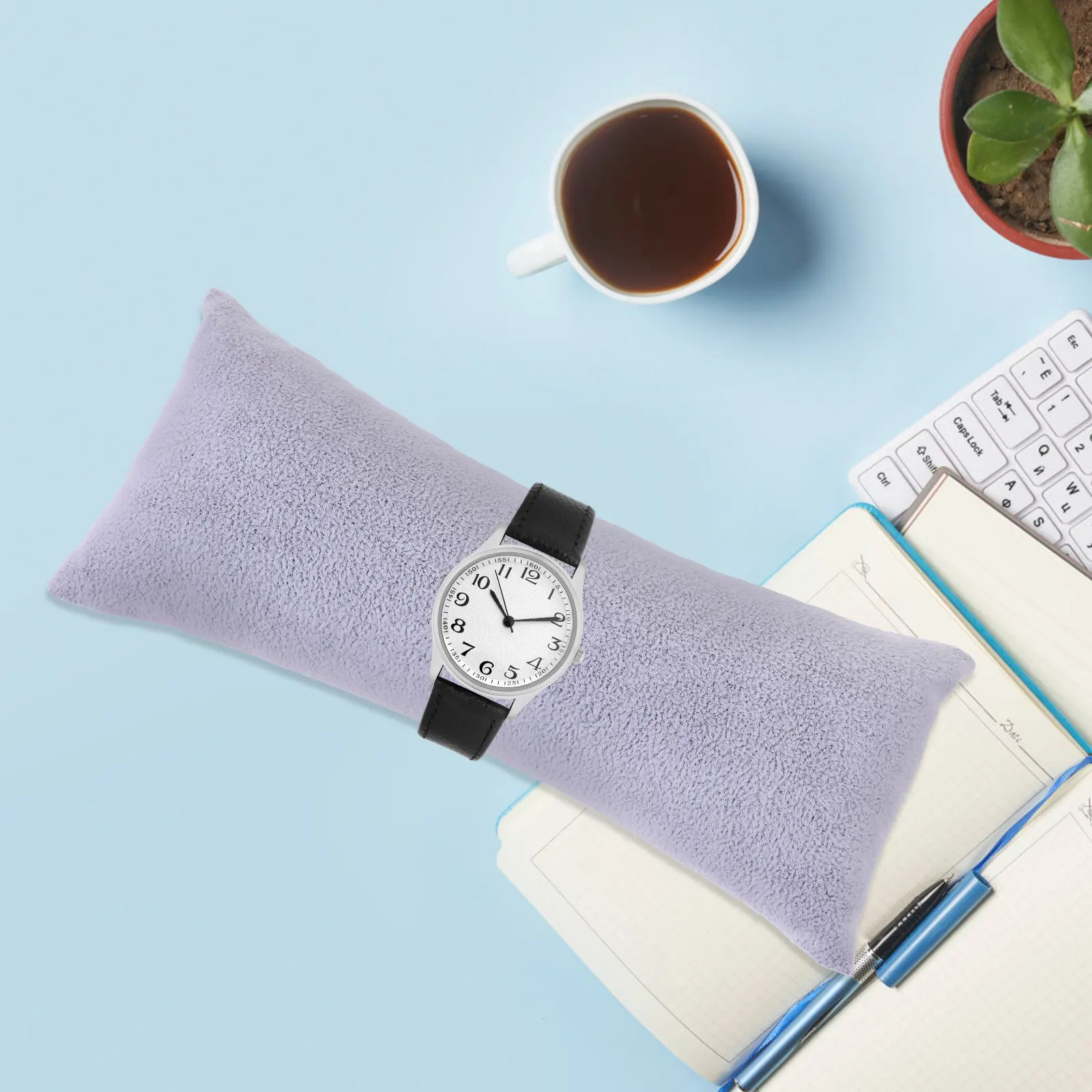 2Pcs Watch Cushion Display Pillow Jewelry Soft Holders for Bracelets Bangles Organizer Watch Pillow Bracelet Pillows