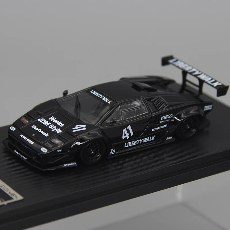 Vision64 1:64 ランボルギーニ コンタッシュ LP500LB ダイキャスト合金車モデル、男の子向けのお祭りギフト玩具、大人向けのコレクターズオーナメント。