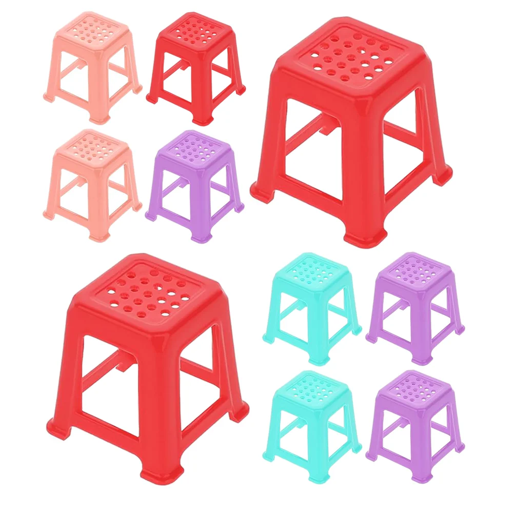 

12 Pcs Mini Easel Props for Painting Canvas Stand Student Stools Classroom Metal Brushes Realistic Scene Accessories