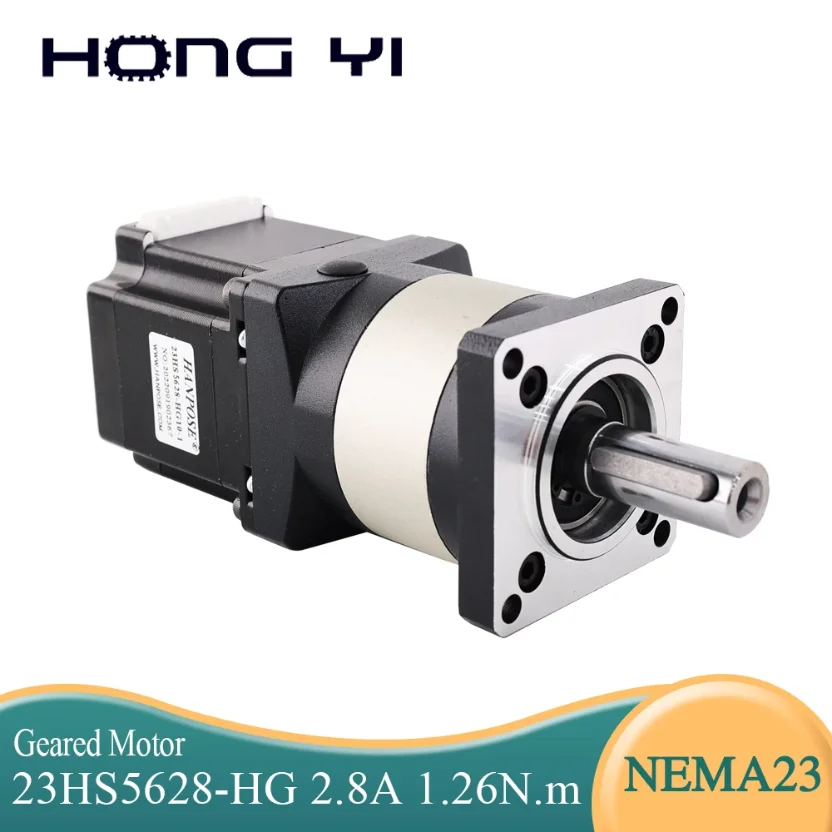 

2.8A 126N.CM 4-lead Stepper Motor 57 Motor Extruder 23HS5628-HG Gear Stepper Motor Ratio 3:1 Planetary Gearbox Nema 23 gear