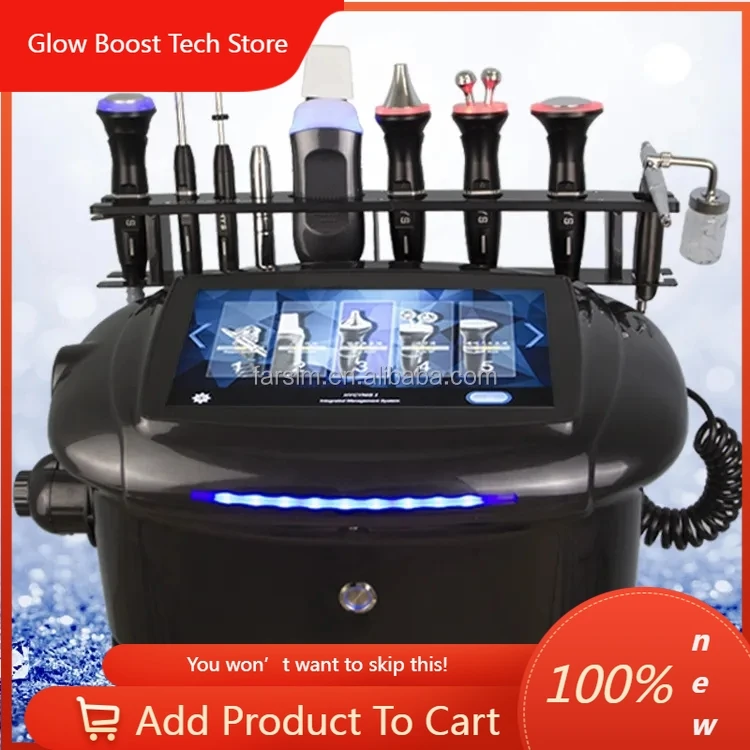 

NYHydro Professional 9-in-1 Aqua Facial Device Korean Beauty Health Solution Smart Multifunction Oxygen Jet Skin Care Machine