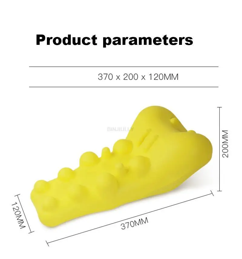 Poduszka na poduszkę garb korekcja snu kark grzbiet grzbietu łopatka bez pleców masażer domowy przenośny