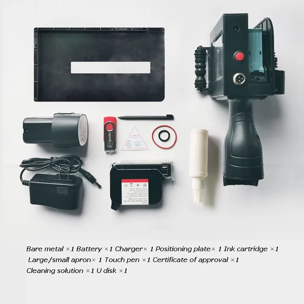 Automatic Label Print Color Inkjet Printers Hand Held Handheld 50mm Large Font Coding Machine Inkjet Printers Provided