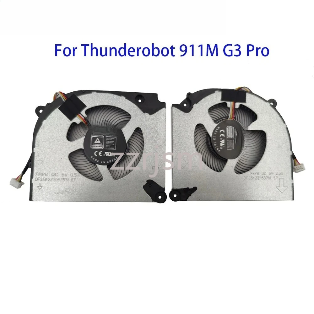 

CPU GPU Cooling Fan For Thunderobot 911 M G3 Pro JT009M00BRU 15.6 RTX 4060 Notebook VGA Fans Processor Cooler Radiator.