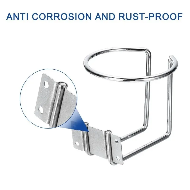 Autoanhänger Bootszubehör Edelstahl Universal Cup Getränkehalter CPQ für 1 Stück für Marine Yacht Truck RV Neu