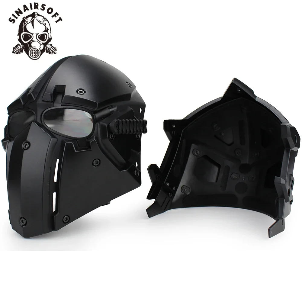 Tactical Fast Helmet Set Mask  Adjustable Multi-Function Protective Gear for Cosplay Motorcycle Hunting CS Outdoor Sports