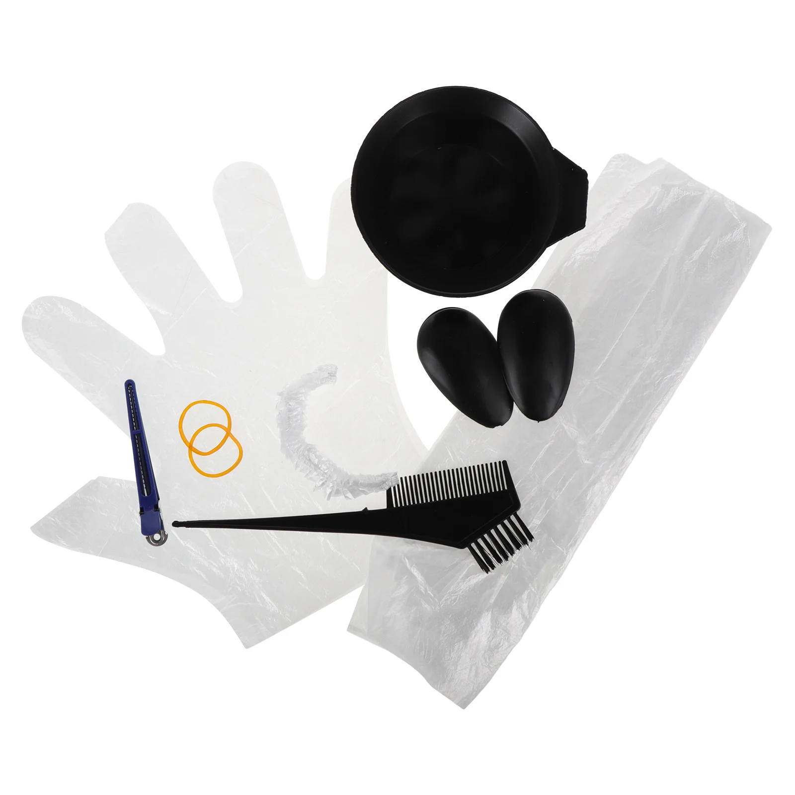 

10Set Hair Dye Kit Capes Gloves Ear Covers Stylish Design Efficient Salon Quality Home Coloring Tools