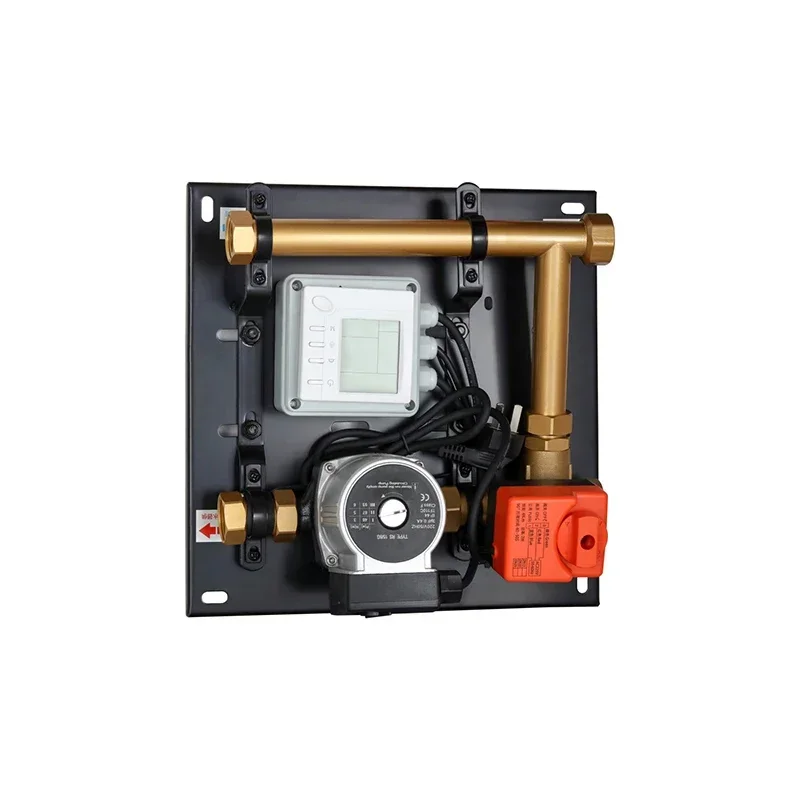 Brass intelligent underfloor heating temperature control mixed water system,Pump connection thread: G1 ''