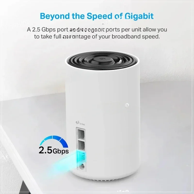 TP‑Link Deco XE75 Pro AXE5400 Tri‑Band WiFi 6E Mesh System 2.5G WAN/LAN Port Whole Home WiFi Router Covers Up To 5500 Sq.Ft
