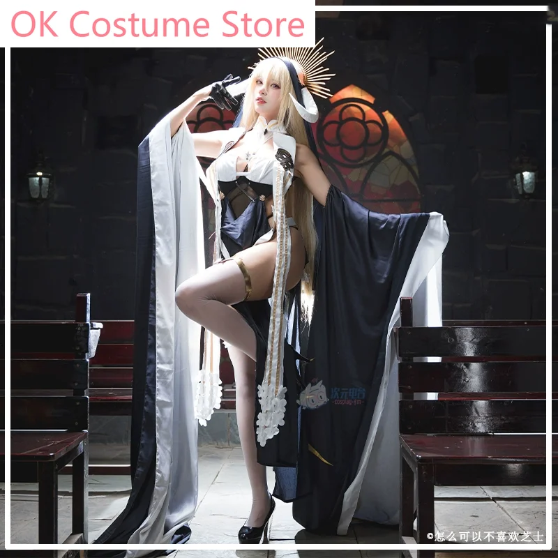 Azur Lane Implacable Nun Women Cosplay Costume Cos Game Anime Party Uniform Hallowen Play Role Clothes Clothing